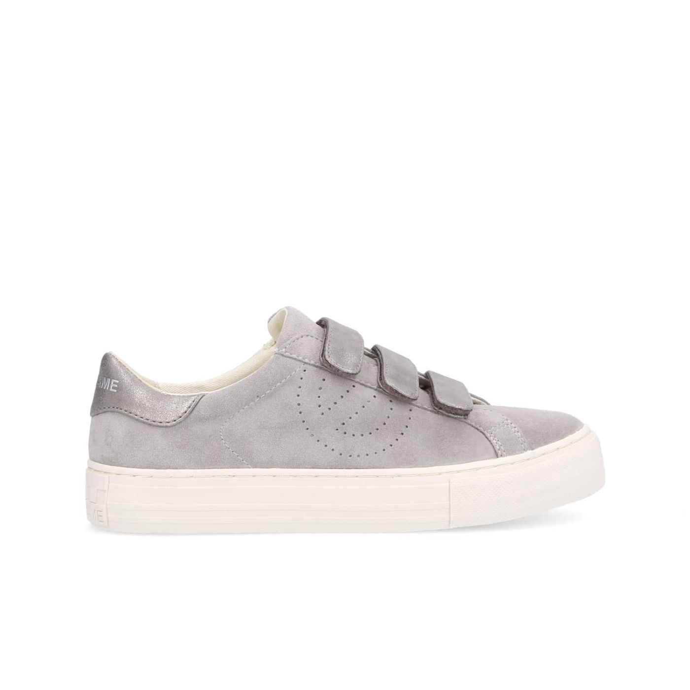 ARCADE STRAPS PERFOS  -  GOAT SUEDE/NACRE  - GRIGIO